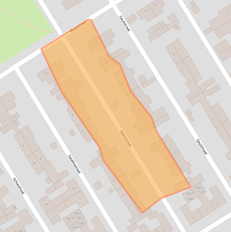 Kaart van postcodegebied 6413XP.