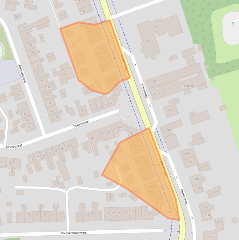 Kaart van postcodegebied 6414AG.