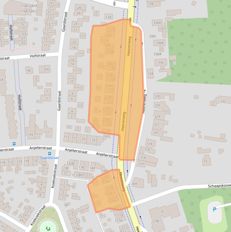 Kaart van postcodegebied 6414AH.