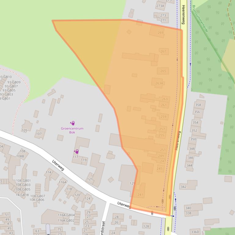 Kaart van postcodegebied 6414AJ.