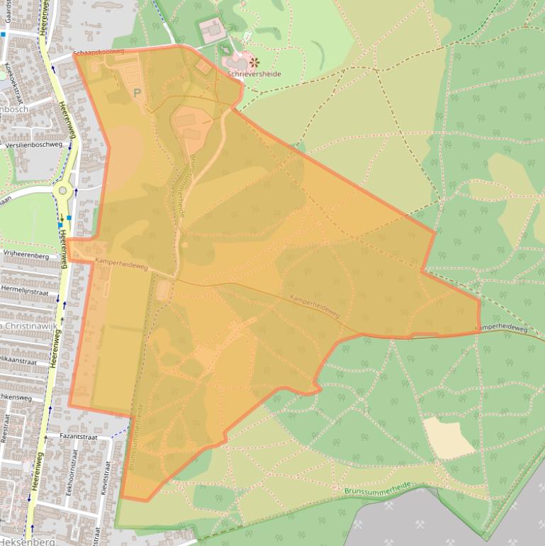 Kaart van postcodegebied 6414AL.