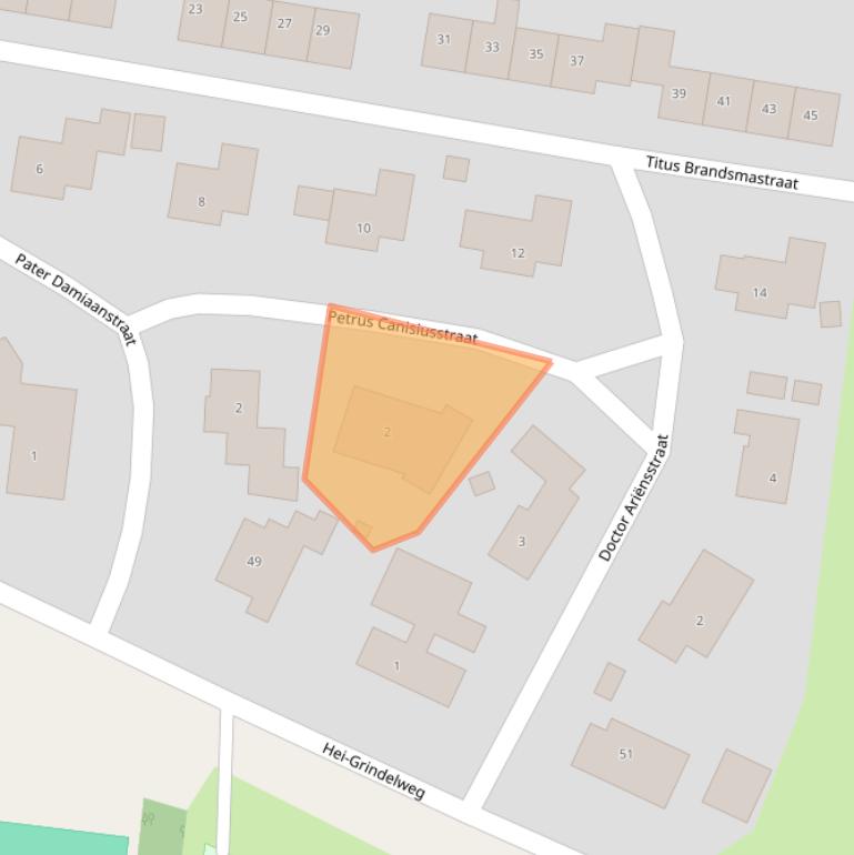 Kaart van postcodegebied 6414BR.