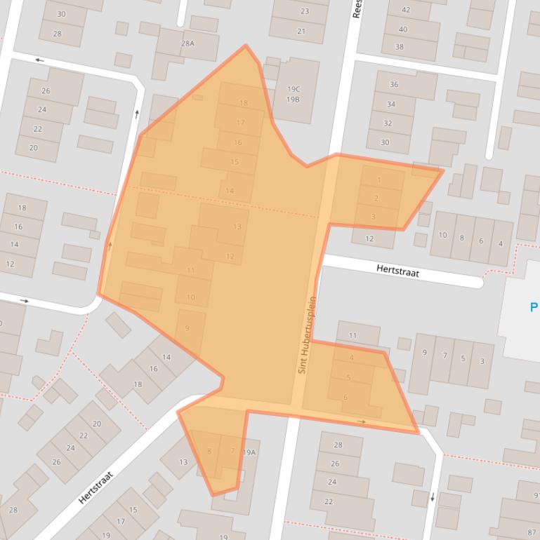 Kaart van postcodegebied 6414CK.