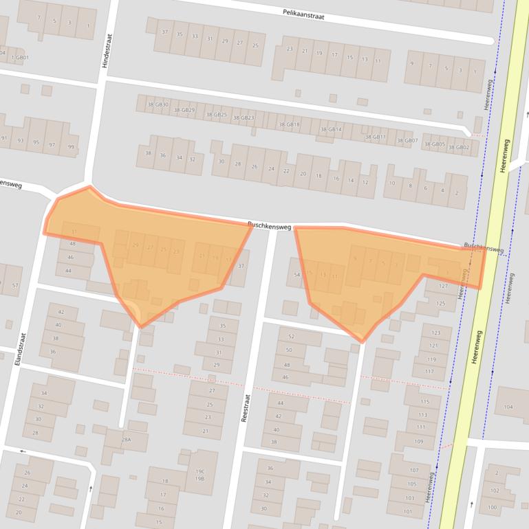 Kaart van postcodegebied 6414CR.