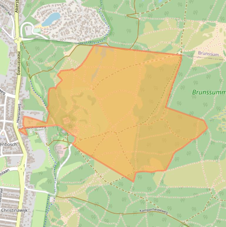 Kaart van postcodegebied 6414EL.