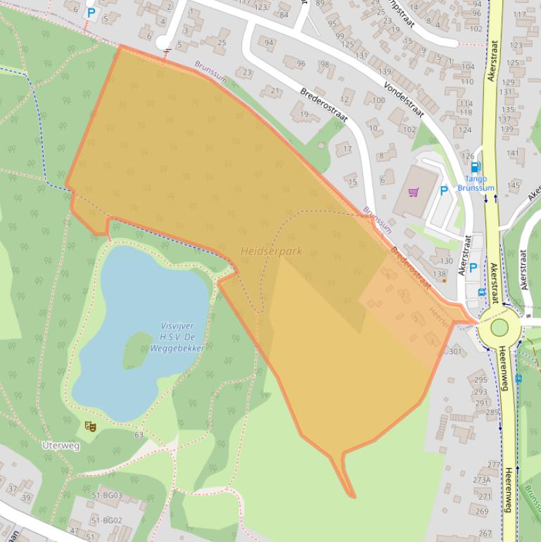 Kaart van postcodegebied 6414EM.