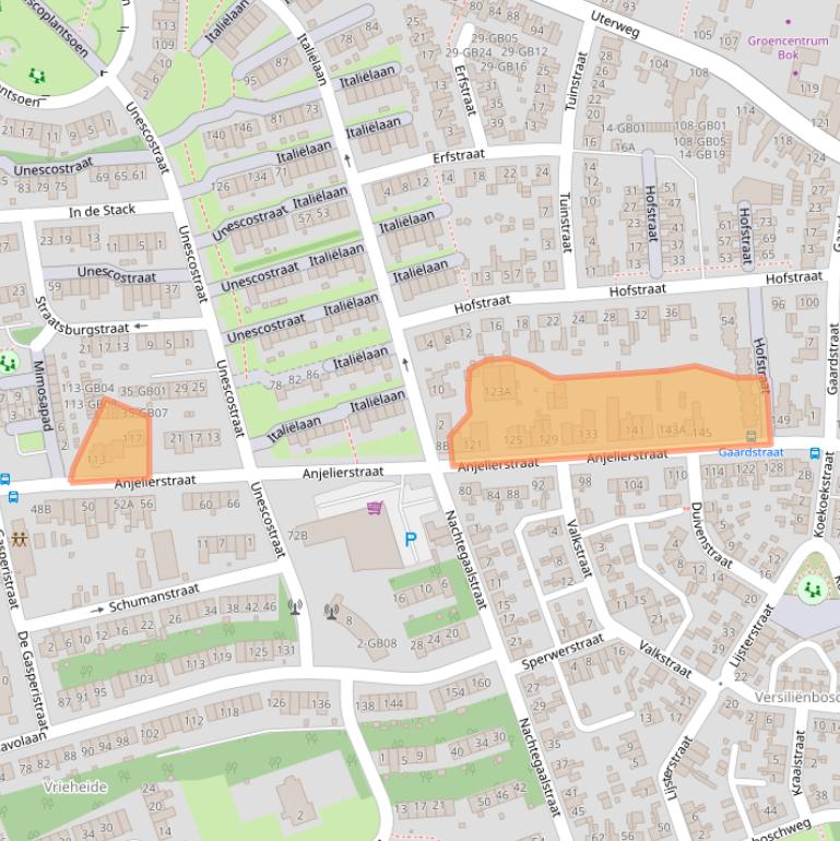 Kaart van postcodegebied 6414ES.