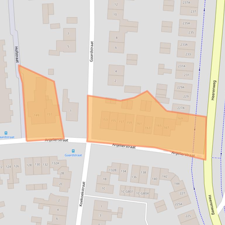 Kaart van postcodegebied 6414ET.