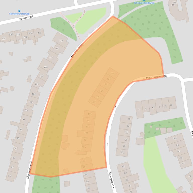 Kaart van postcodegebied 6414GV.