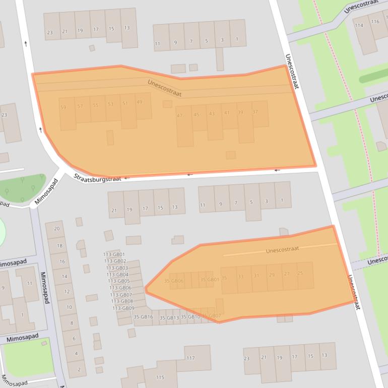 Kaart van postcodegebied 6414NV.