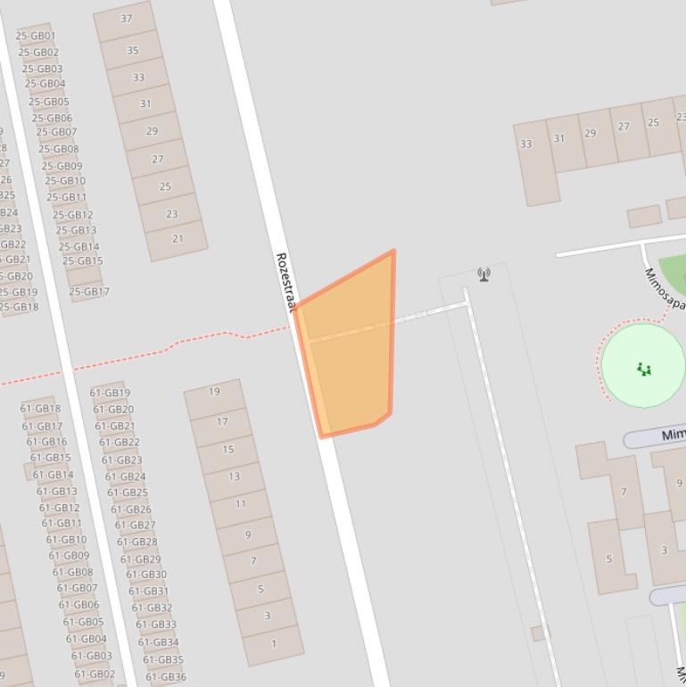 Kaart van postcodegebied 6414PJ.