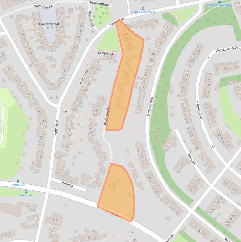 Kaart van postcodegebied 6414RM.