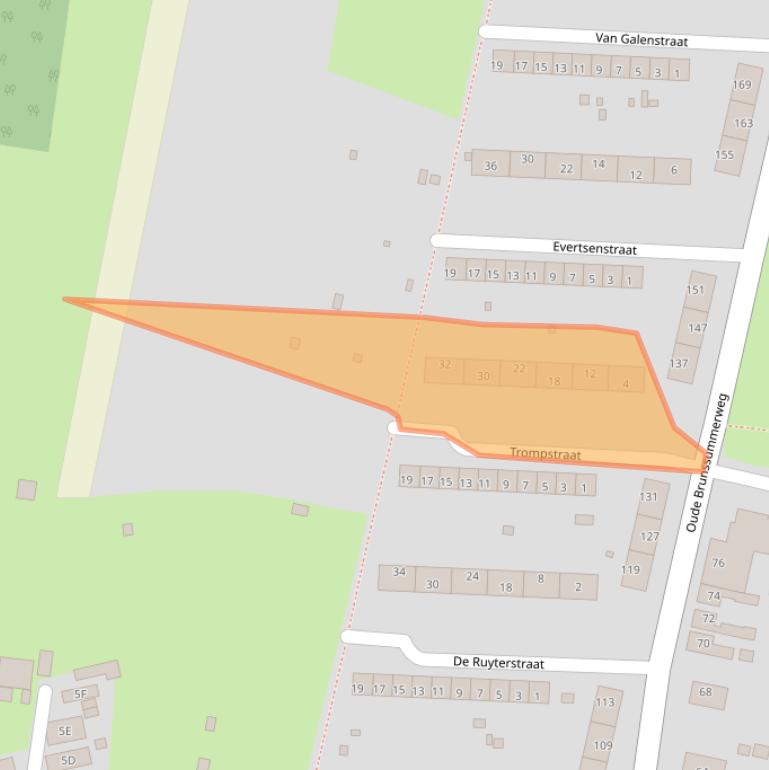 Kaart van postcodegebied 6414SC.