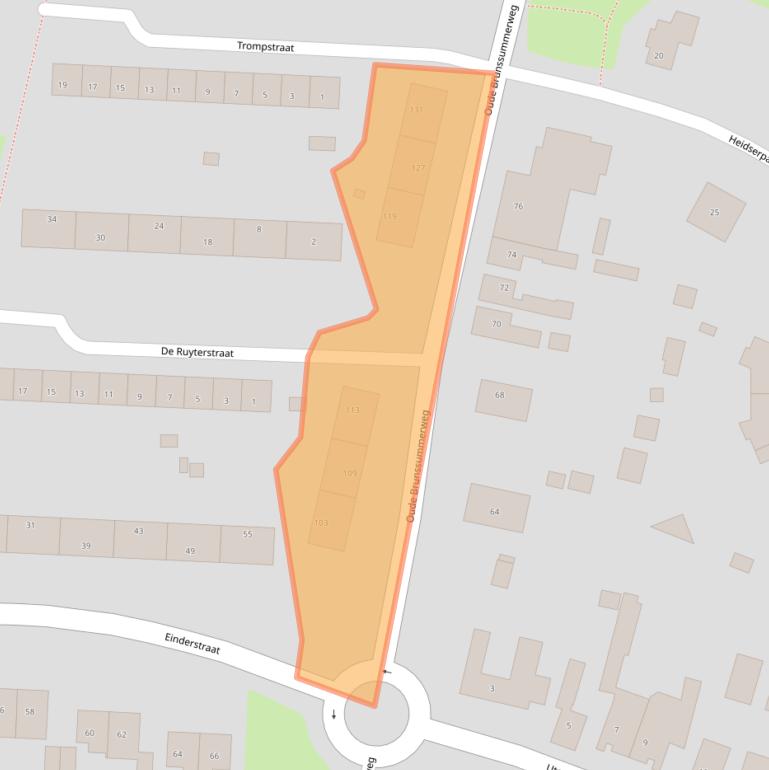 Kaart van postcodegebied 6414SH.