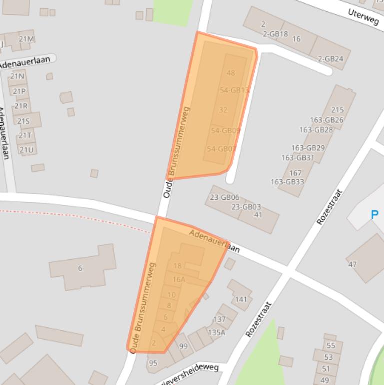 Kaart van postcodegebied 6414SK.