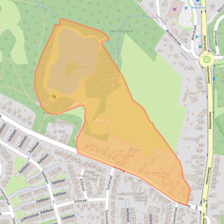 Kaart van postcodegebied 6414SN.
