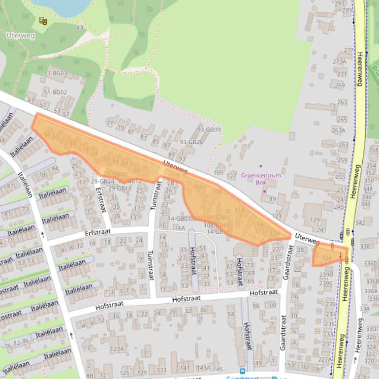 Kaart van postcodegebied 6414SR.