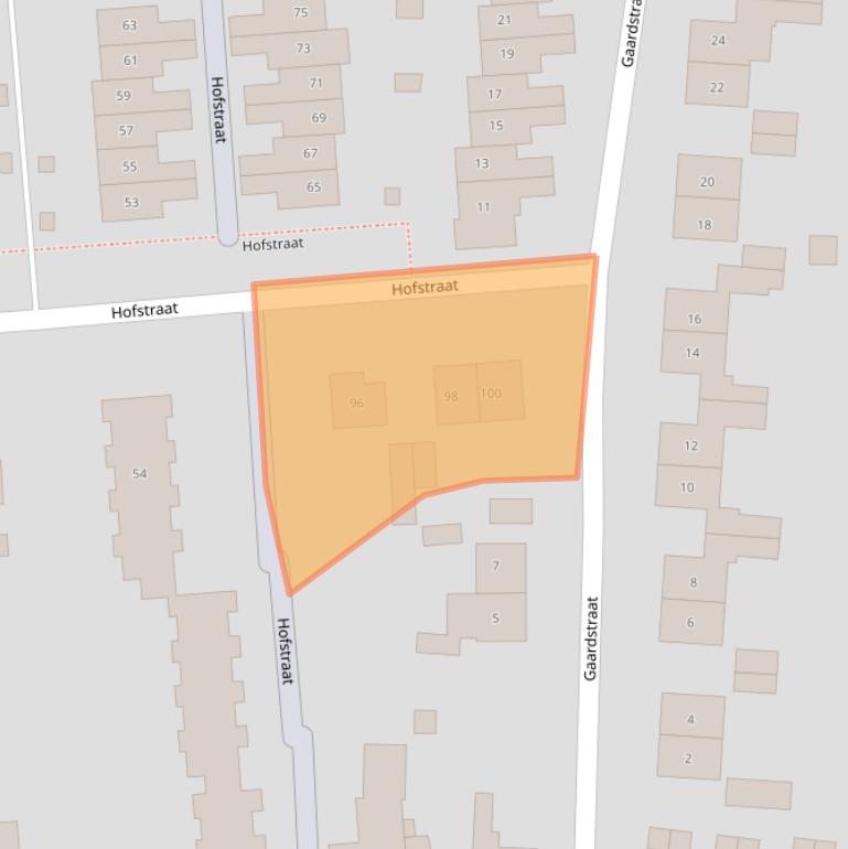 Kaart van postcodegebied 6414SZ.