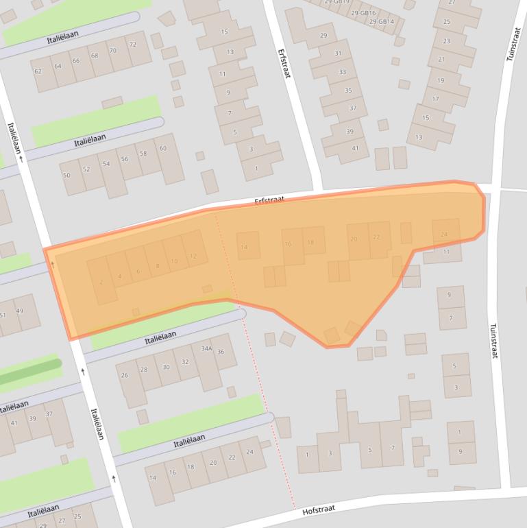 Kaart van postcodegebied 6414TE.
