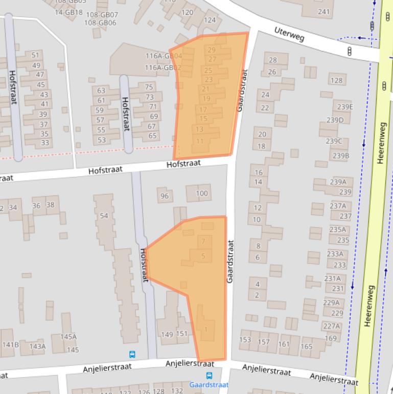 Kaart van postcodegebied 6414TH.