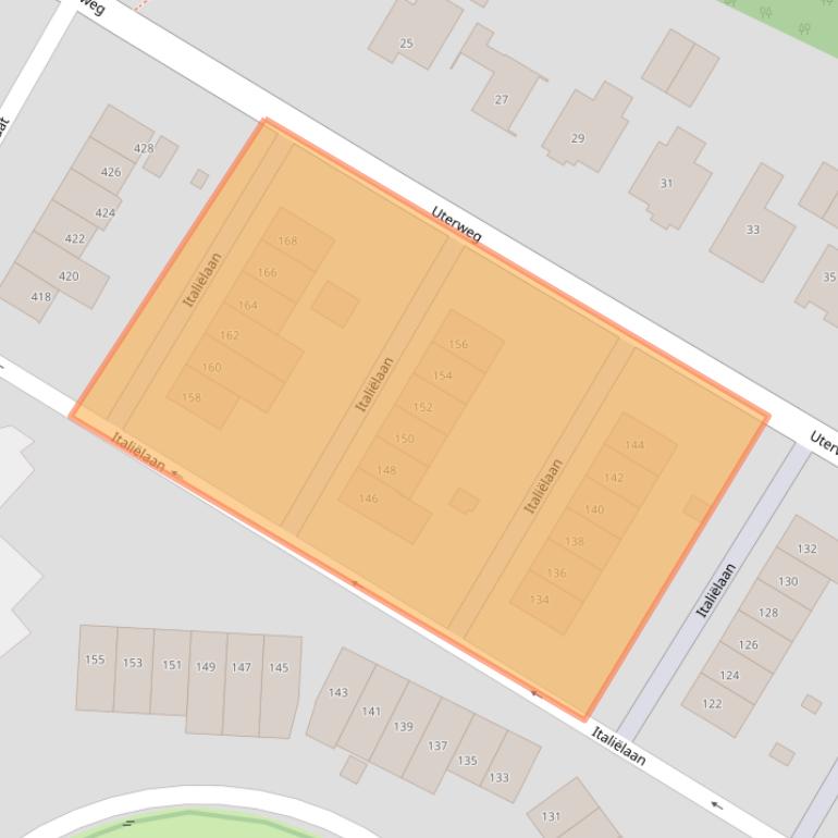 Kaart van postcodegebied 6414TT.