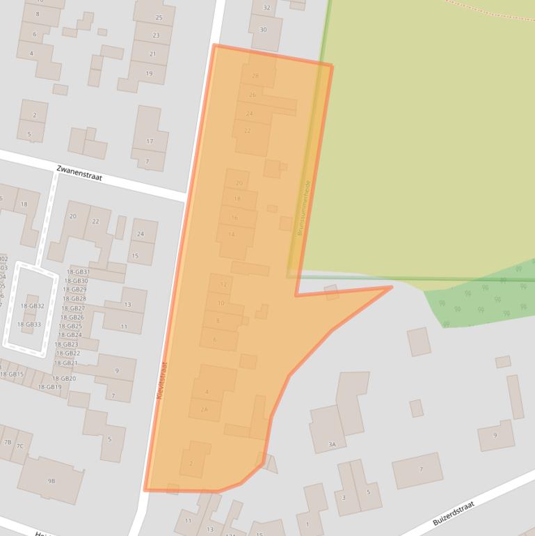 Kaart van postcodegebied 6414VR.