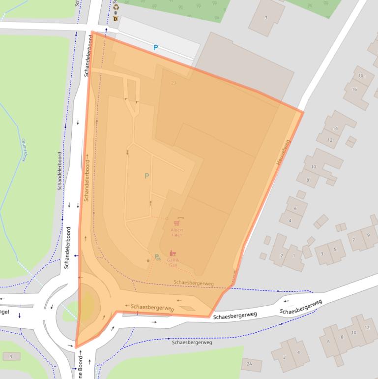 Kaart van postcodegebied 6415AA.