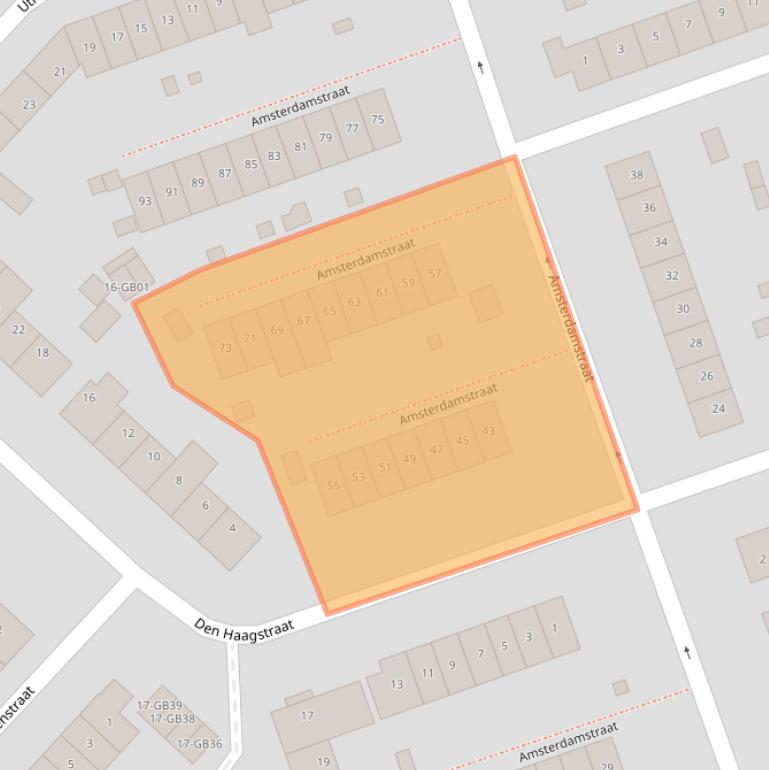 Kaart van postcodegebied 6415BT.