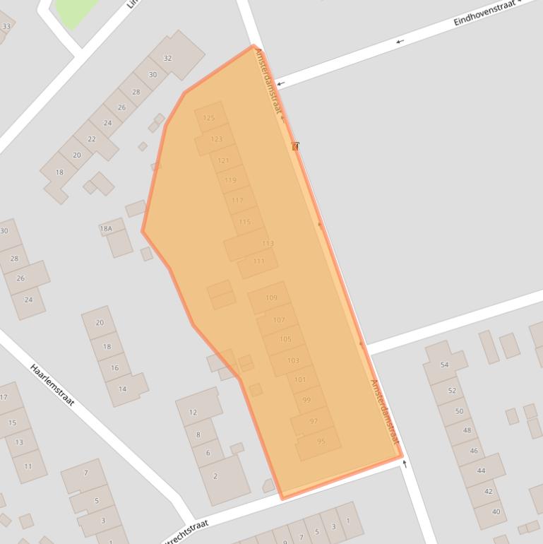 Kaart van postcodegebied 6415BW.