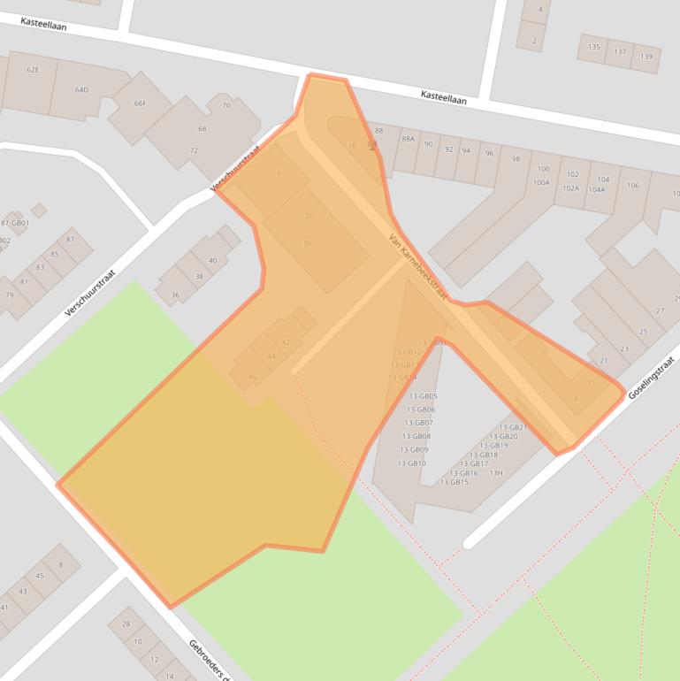 Kaart van postcodegebied 6415EK.