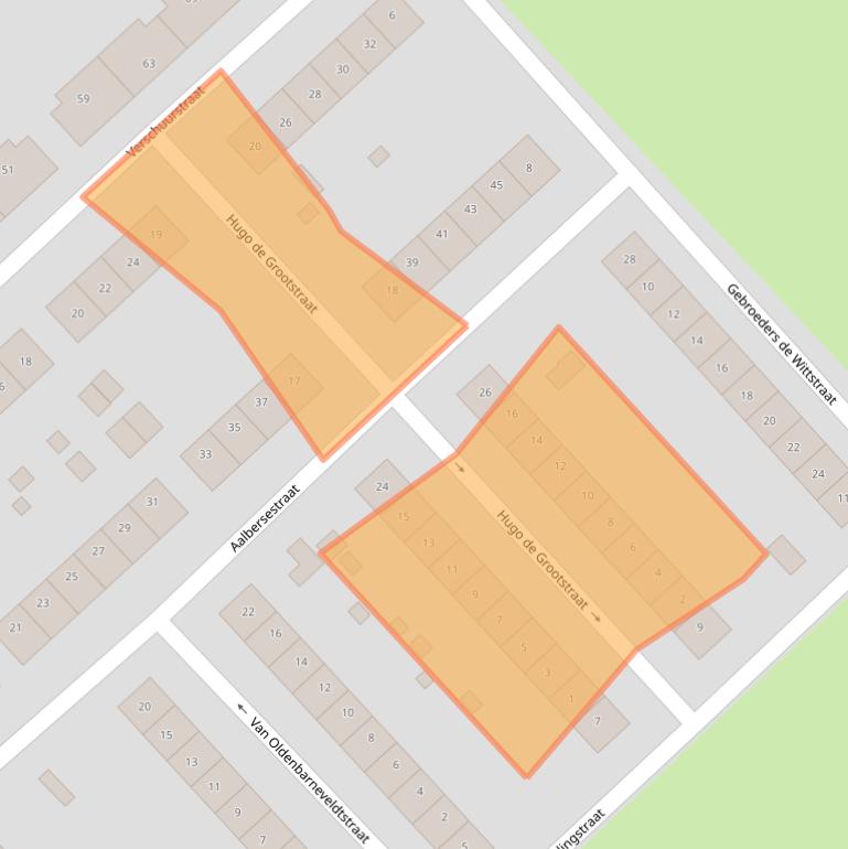 Kaart van postcodegebied 6415EM.