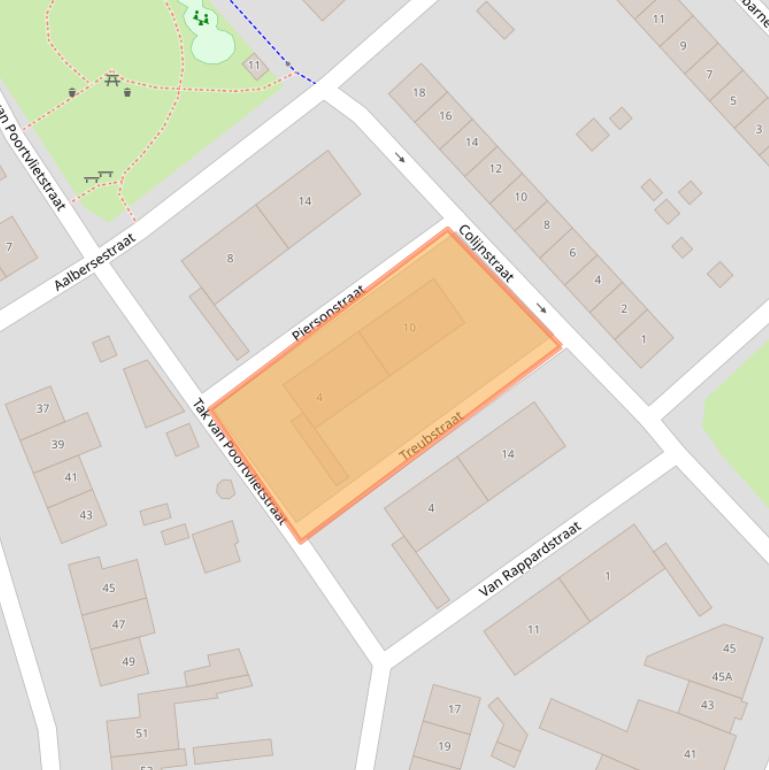 Kaart van postcodegebied 6415ER.