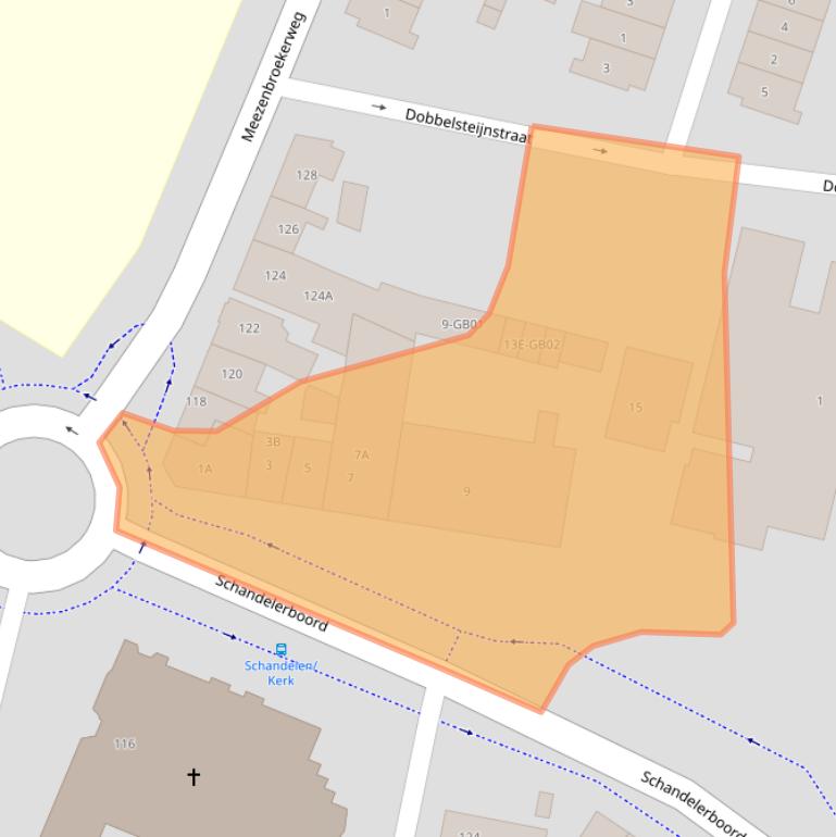 Kaart van postcodegebied 6415PX.