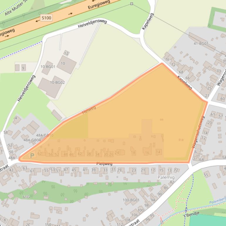 Kaart van postcodegebied 6415RH.