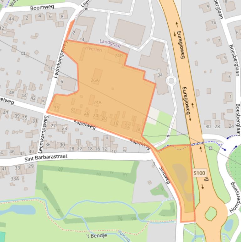 Kaart van postcodegebied 6415RK.