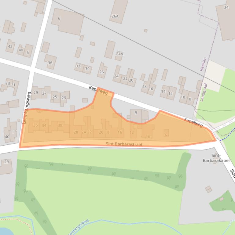 Kaart van postcodegebied 6415RV.