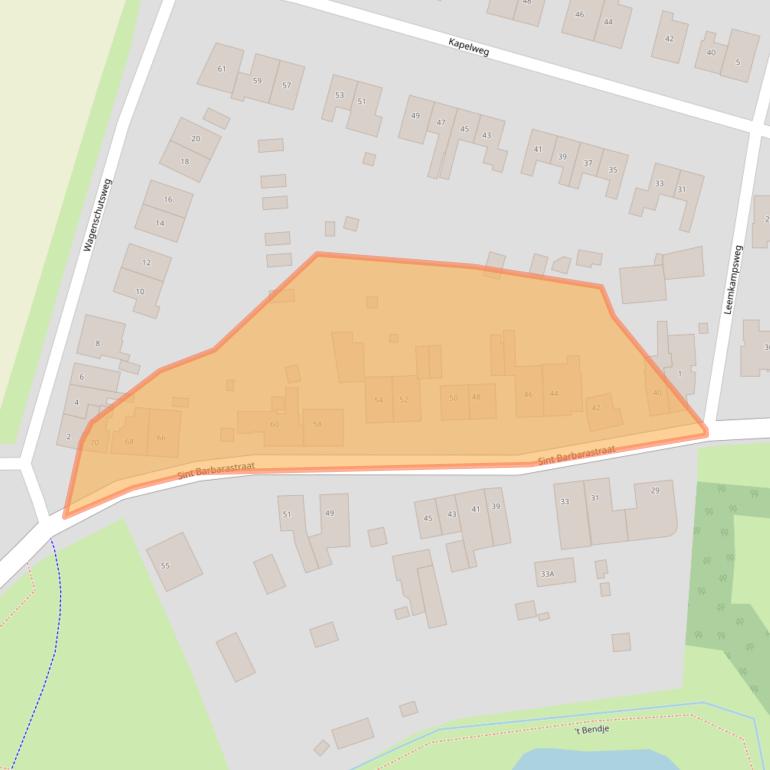 Kaart van postcodegebied 6415RW.
