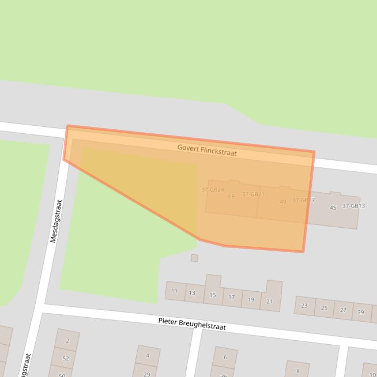 Kaart van postcodegebied 6415SR.