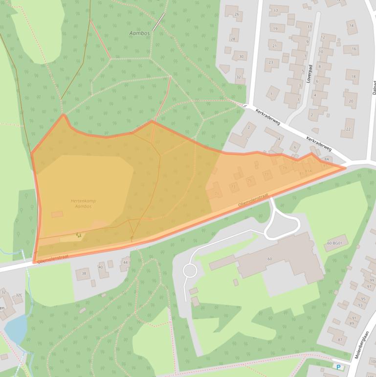 Kaart van postcodegebied 6416CA.