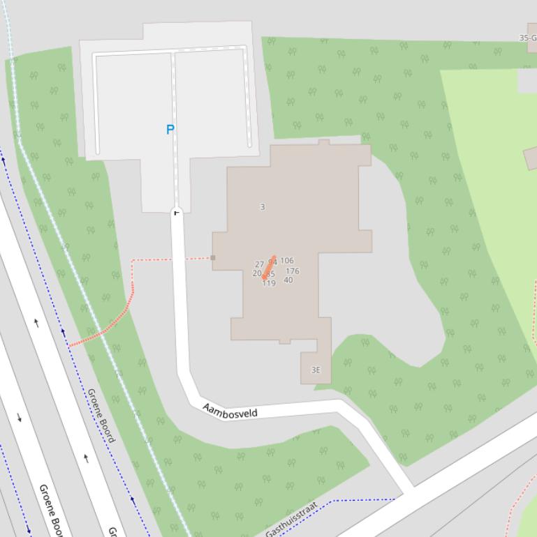 Kaart van postcodegebied 6416CV.