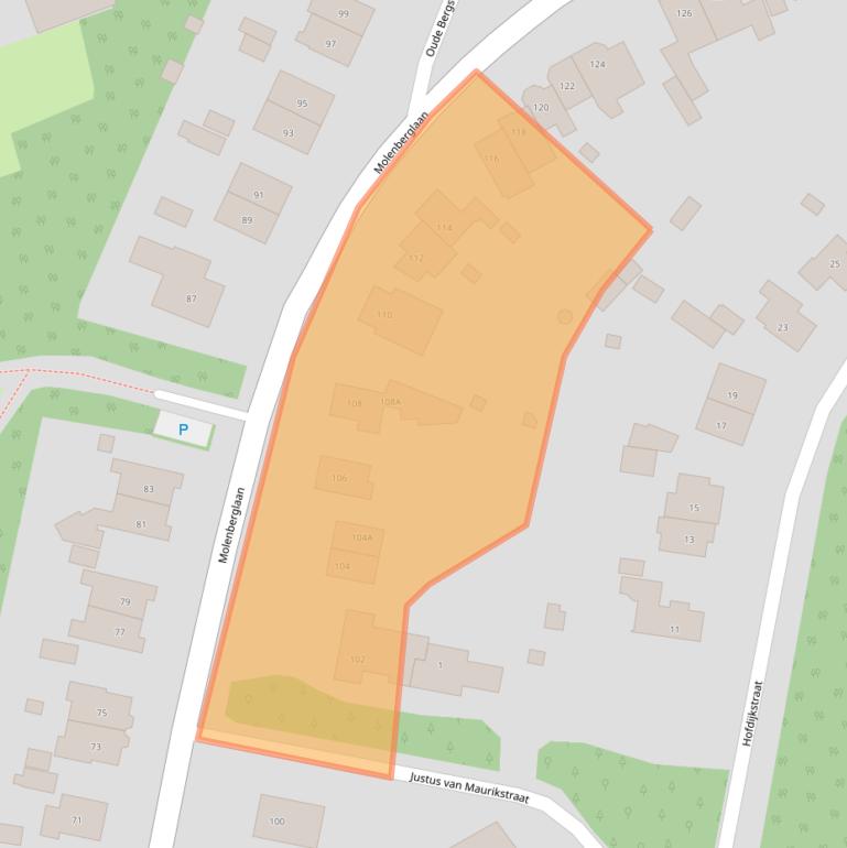 Kaart van postcodegebied 6416EP.