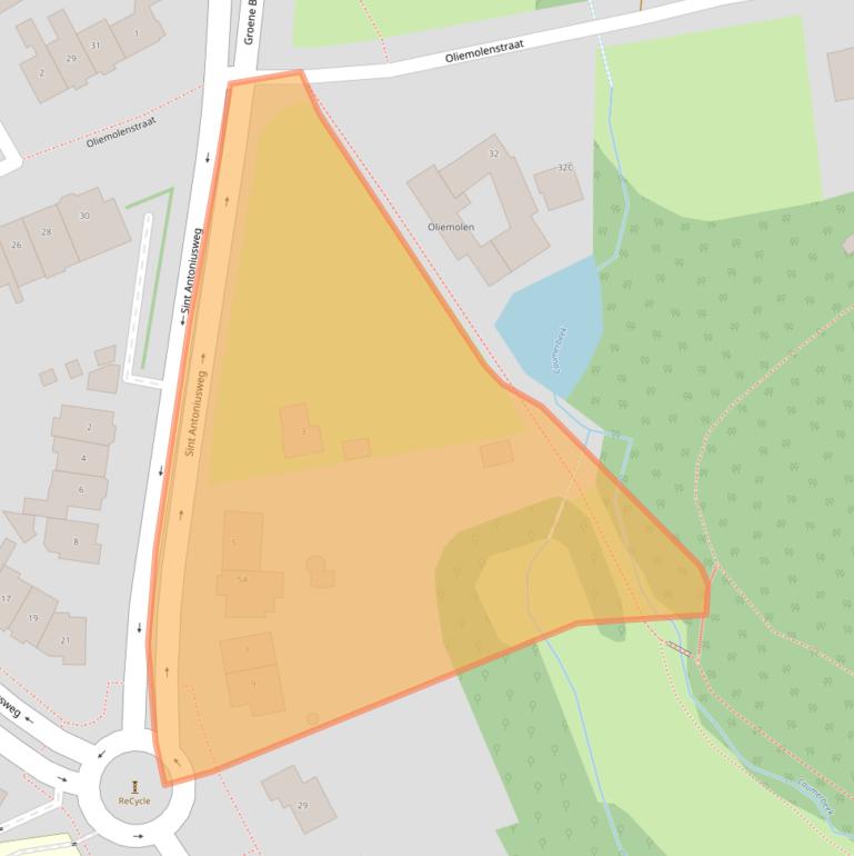 Kaart van postcodegebied 6416EW.