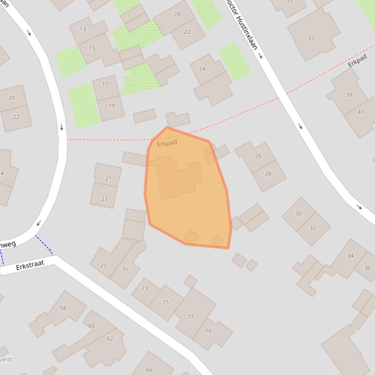 Kaart van postcodegebied 6416HL.