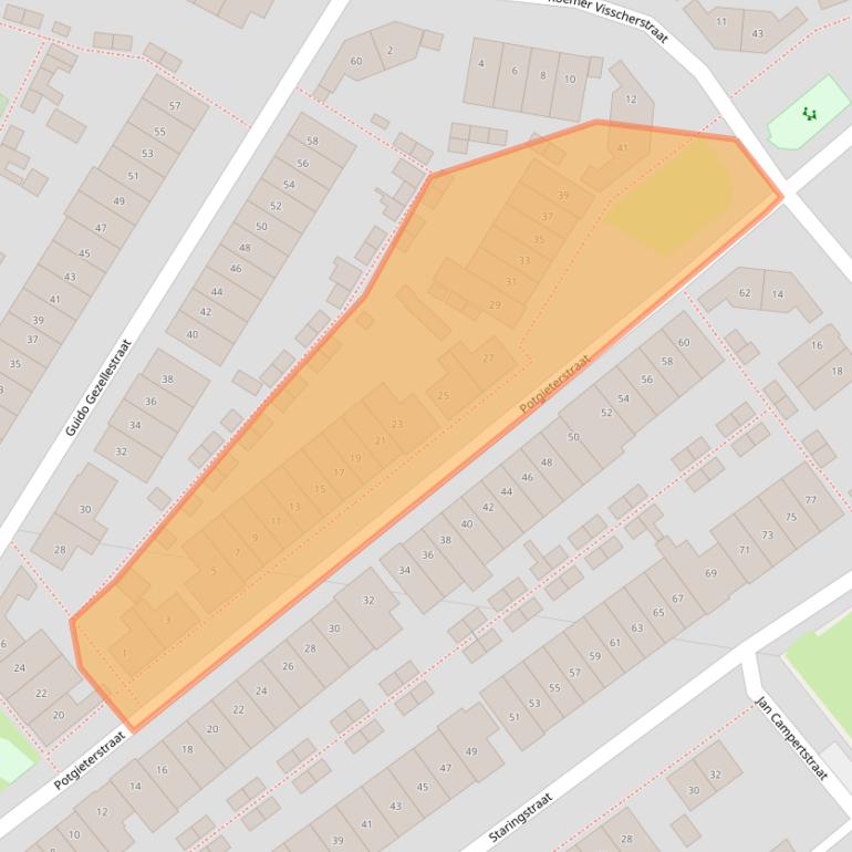 Kaart van postcodegebied 6416SM.