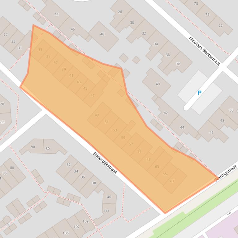 Kaart van postcodegebied 6416VM.