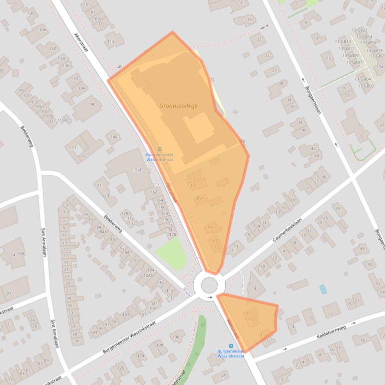 Kaart van postcodegebied 6417BM.