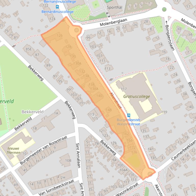 Kaart van postcodegebied 6417BR.