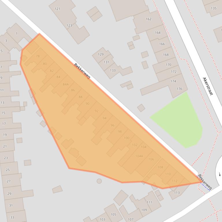 Kaart van postcodegebied 6417BX.