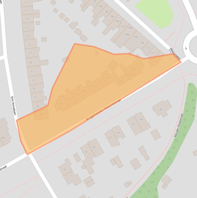 Kaart van postcodegebied 6417CW.