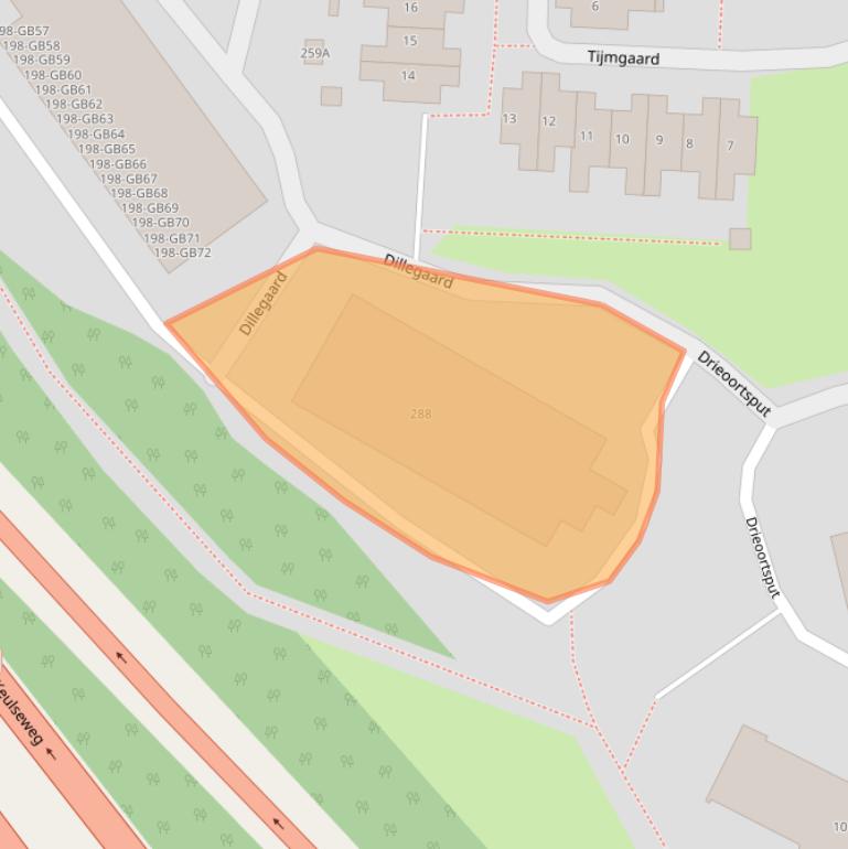 Kaart van postcodegebied 6417HP.